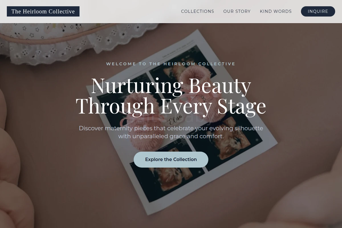 Premium Baby Clothes Brand Design